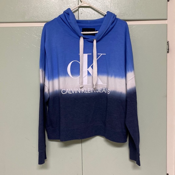Calvin Klein Tops - Calvin Klein tie dyed Hoodie Pullover size XXL